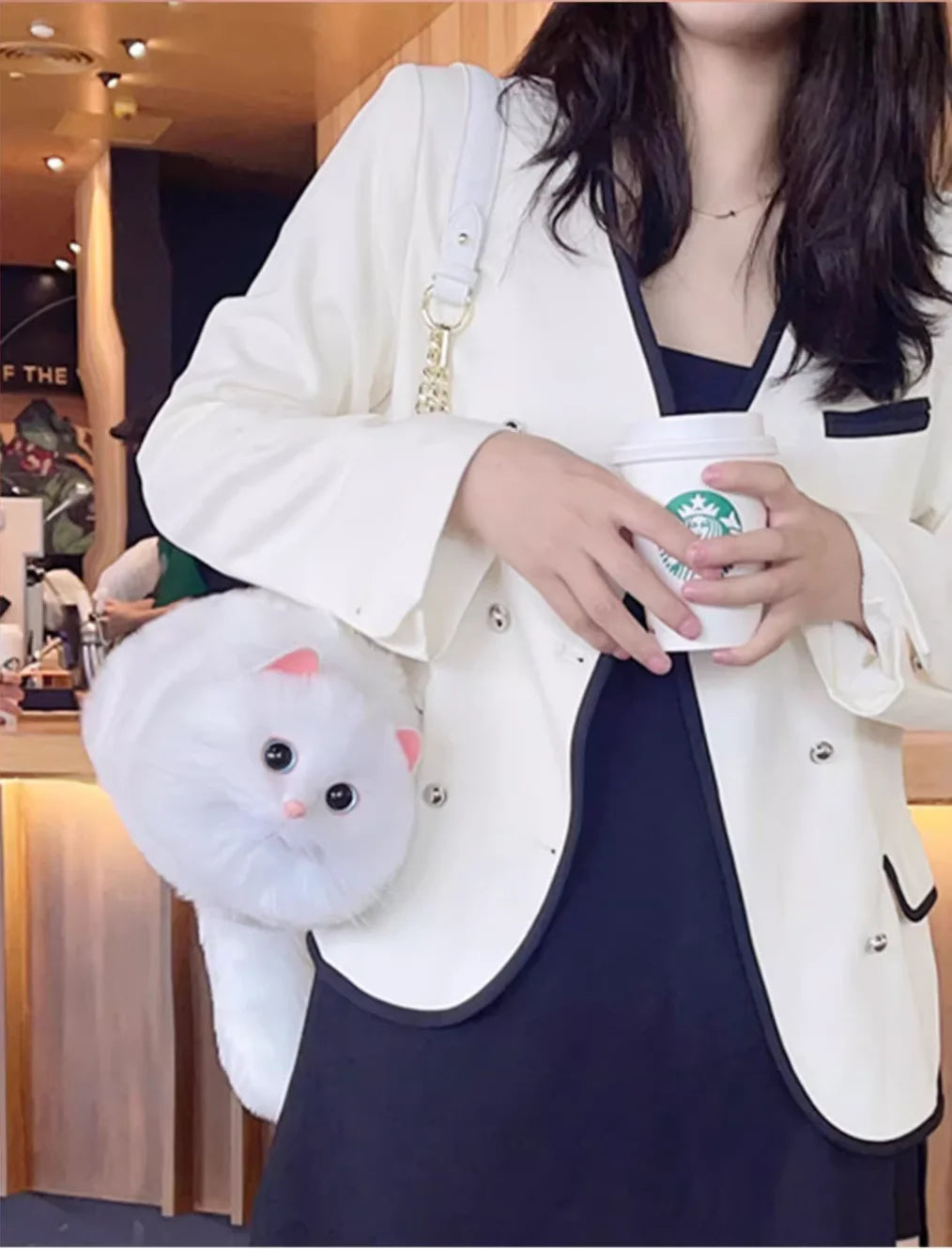 Sac à main de chat