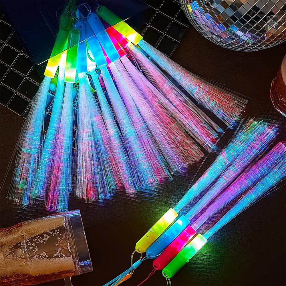 Baguettes lumineuses à fibres optiques
