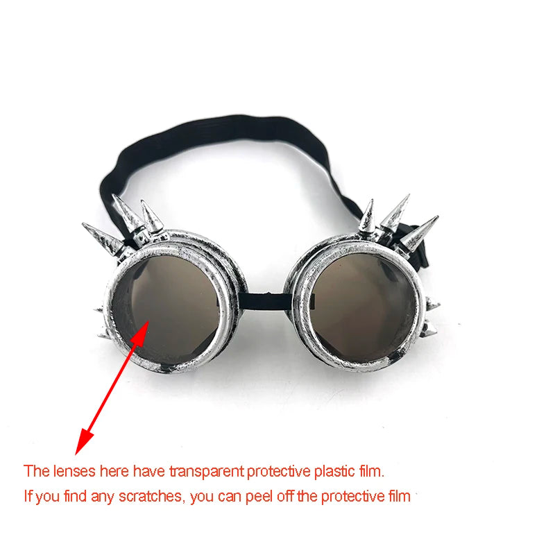 lunettes steampunk LED