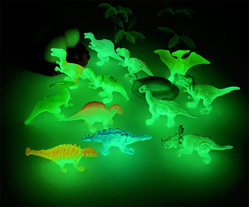 Figurines Dinosaures Fluorescents