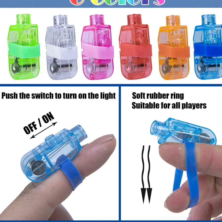 Lumières LED pour doigts