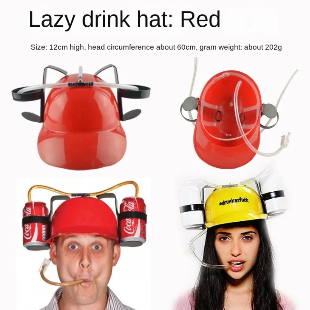 Lazy drink hat