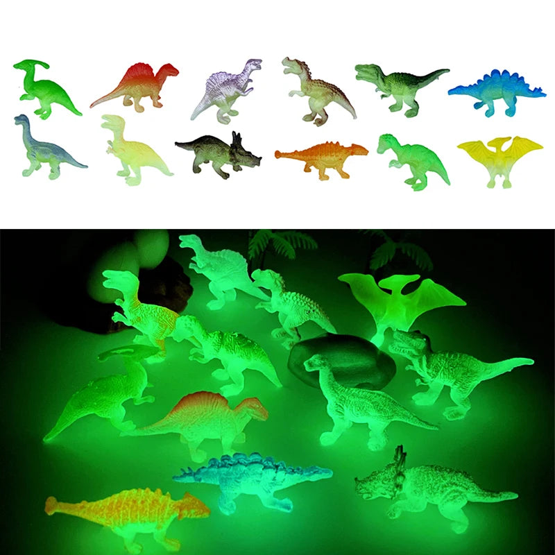Figurines  Dinosaures Fluorescents