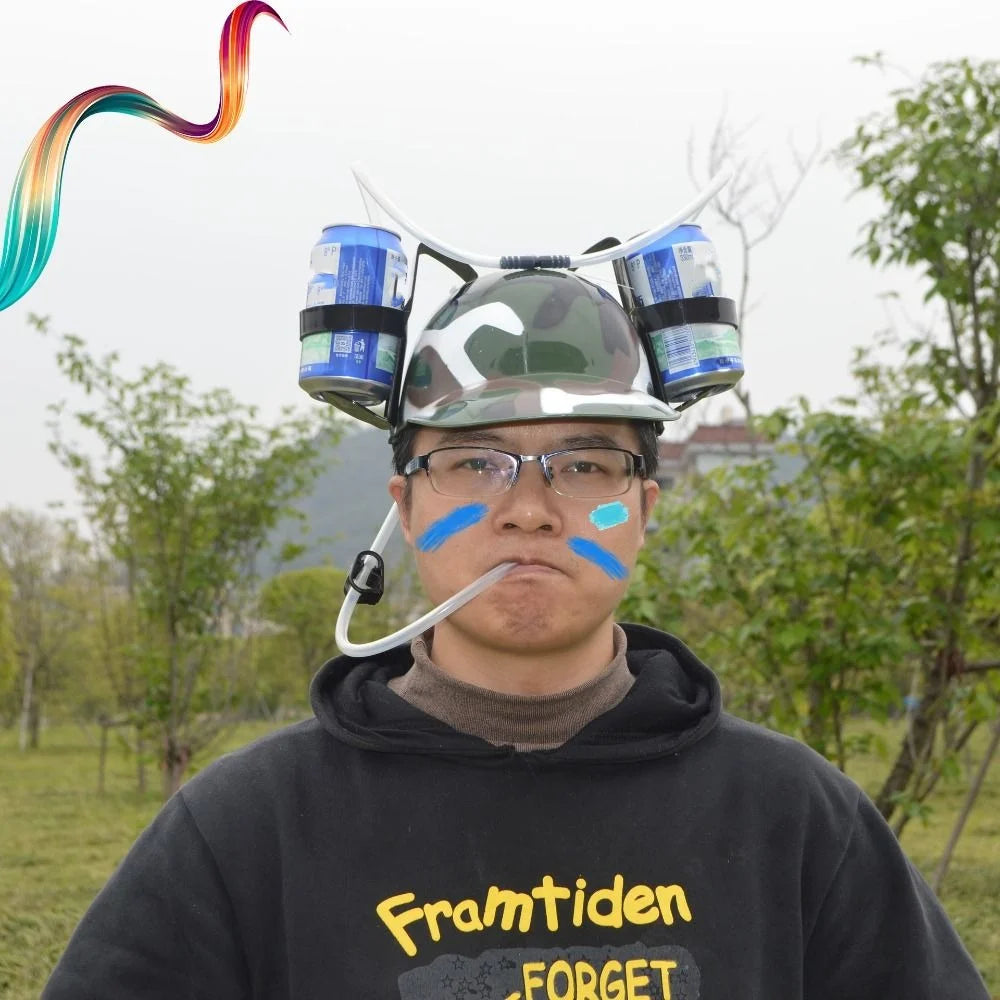 Lazy drink hat