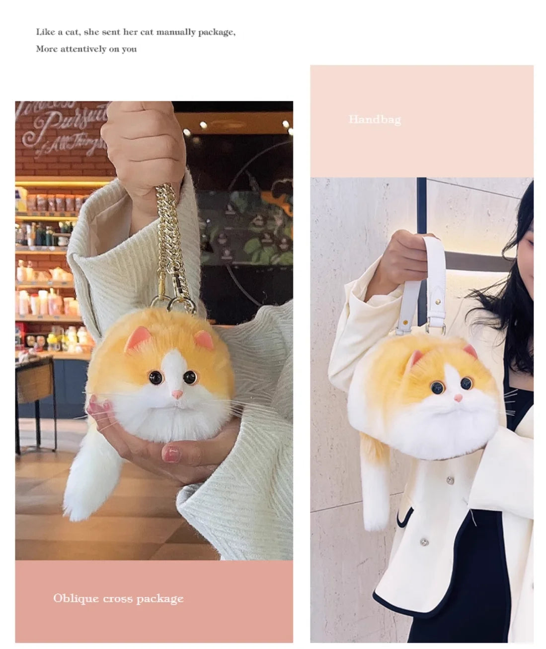 Sac à main de chat