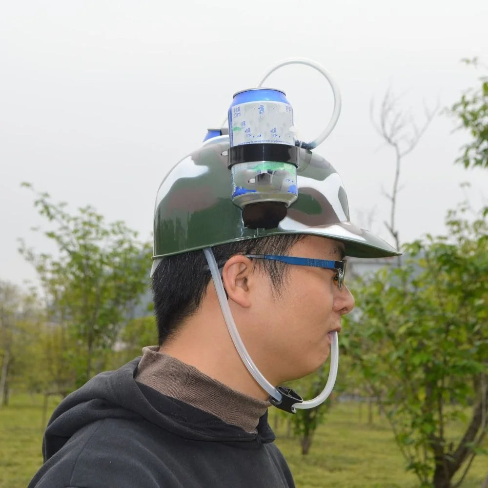Lazy drink hat