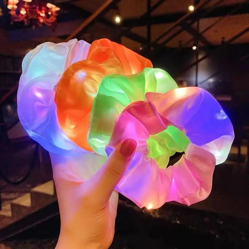 Élastiques à cheveux LED