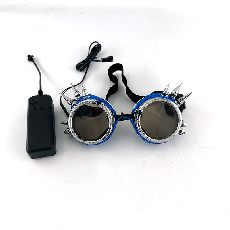 lunettes steampunk LED