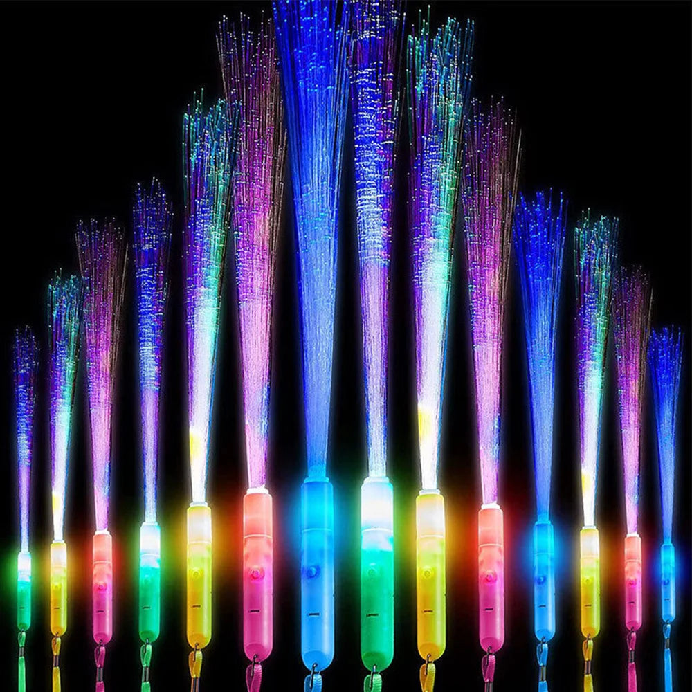 Baguettes lumineuses à fibres optiques