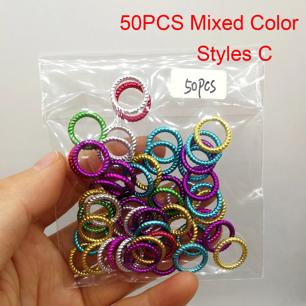 50pcs Mixed Color C