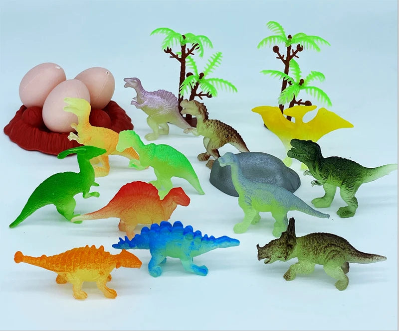 Figurines  Dinosaures Fluorescents