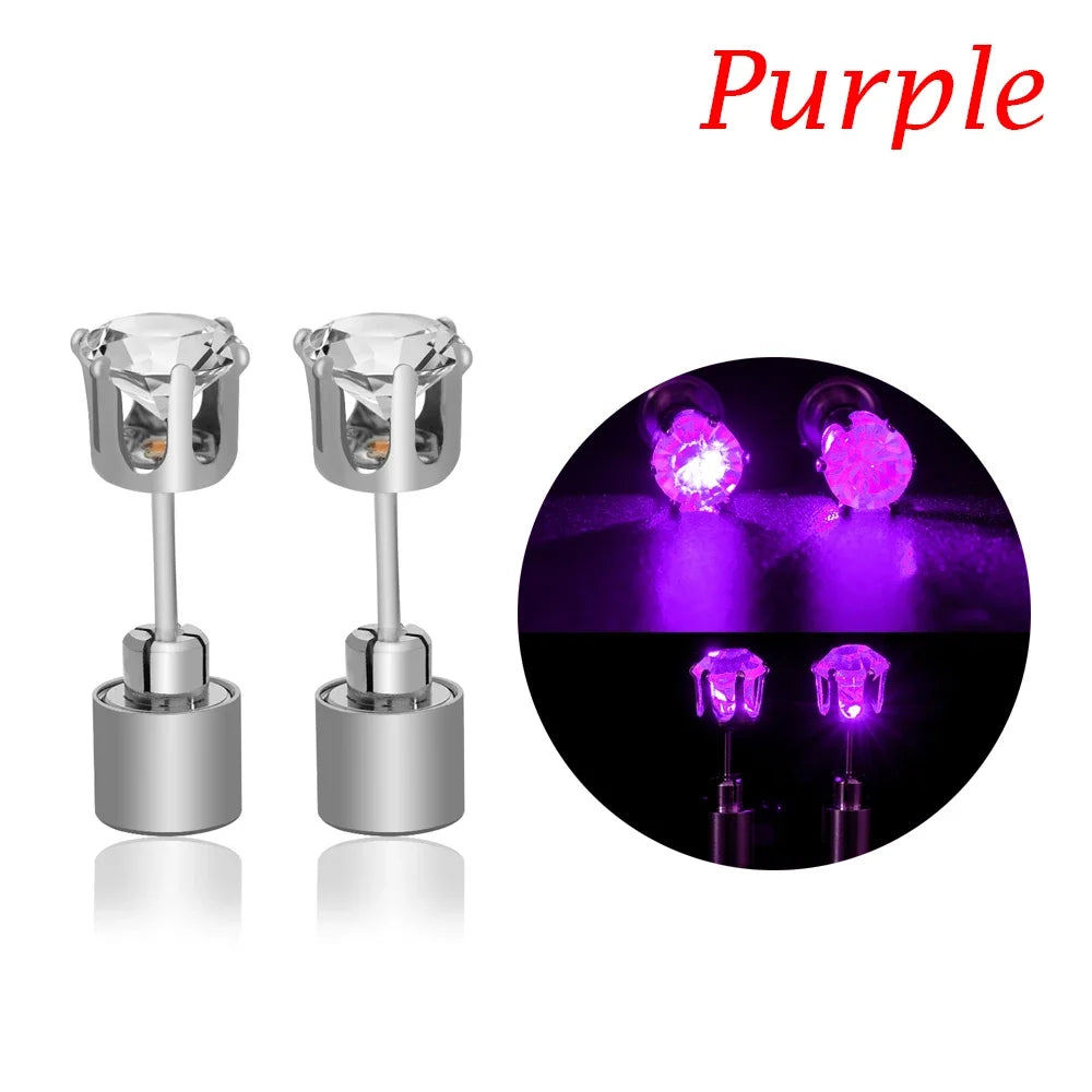 Boucles d'oreilles LED