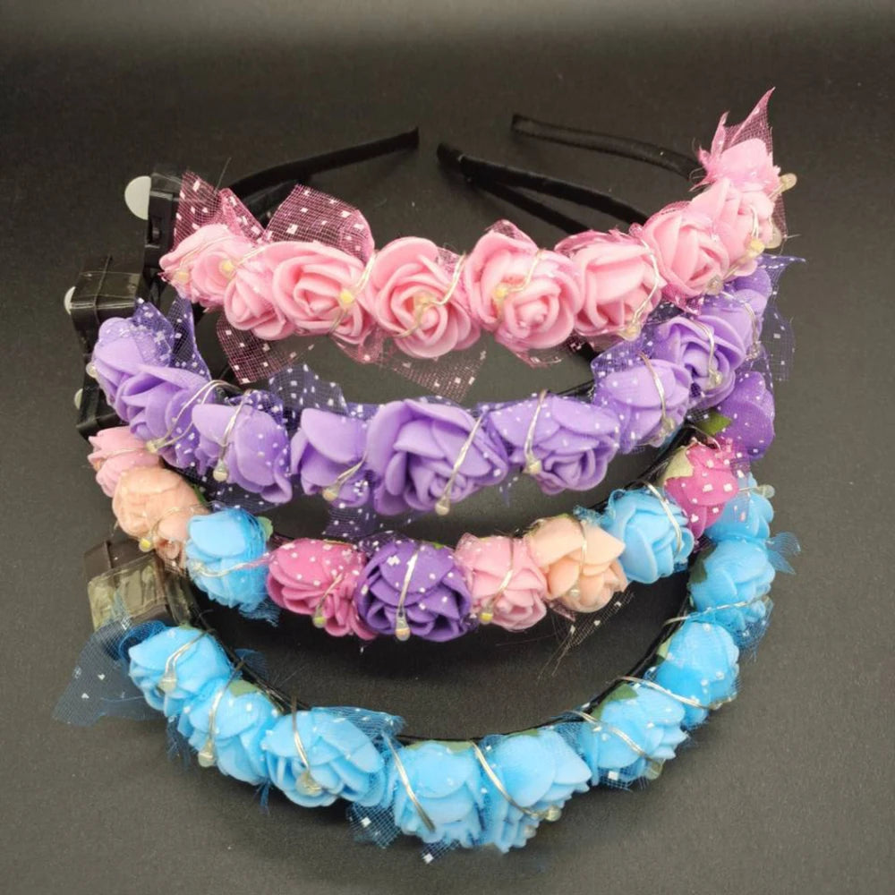 LED Light Flower Crowns