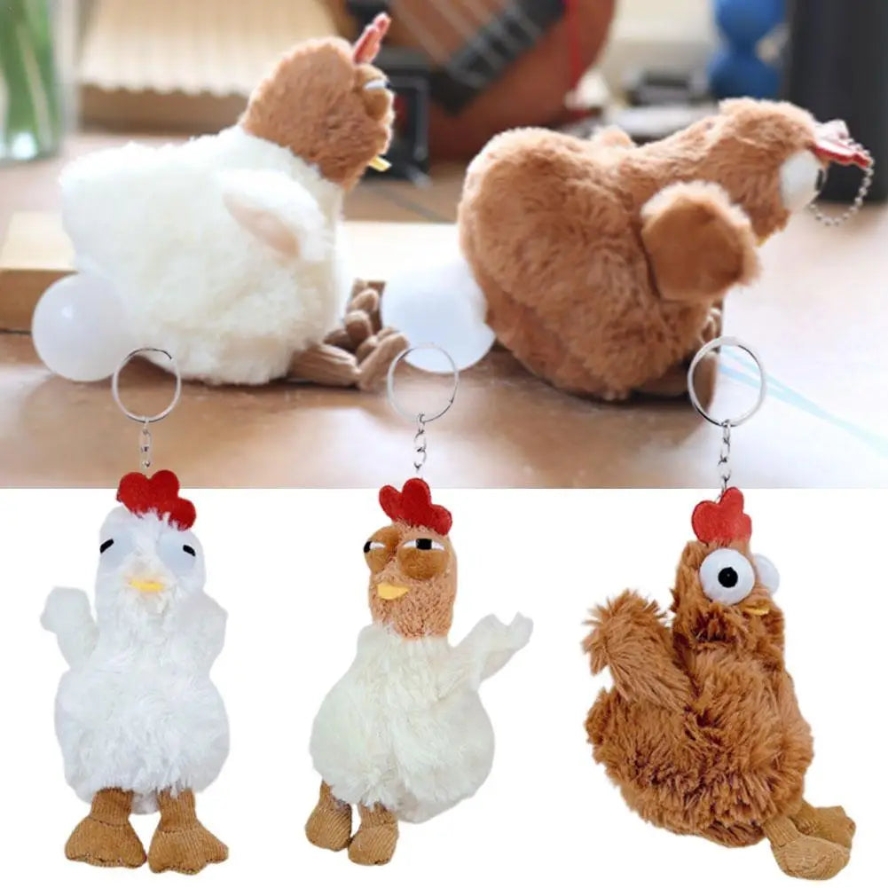 Porte-clés Poule