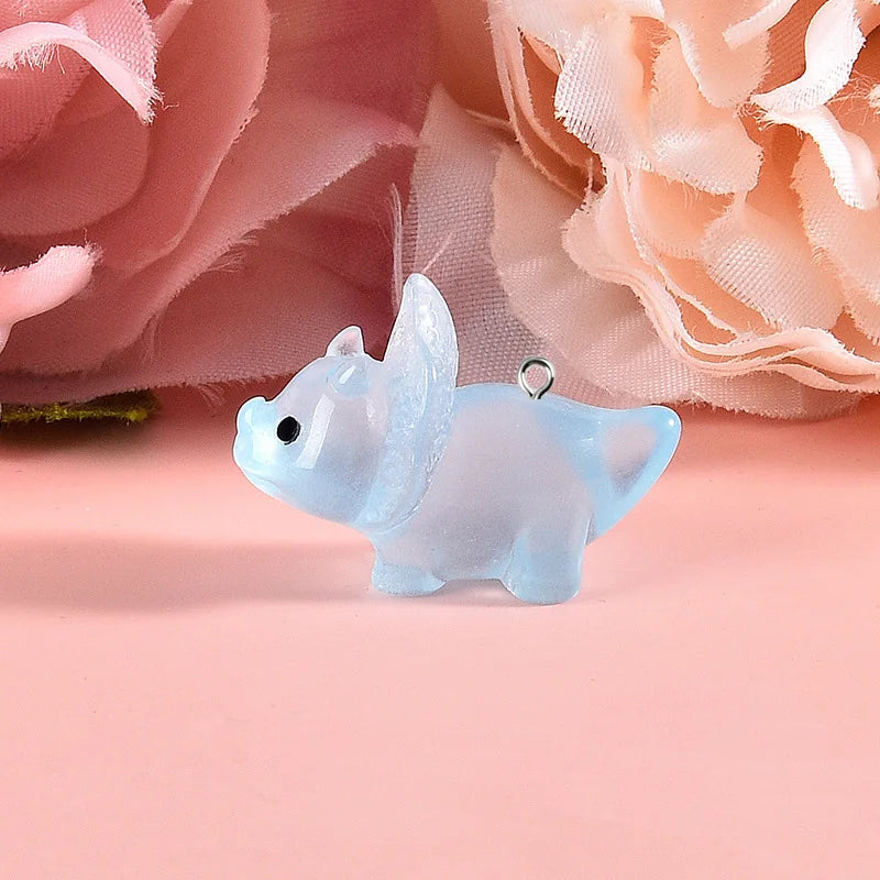Pendentifs dinosaure phosphorescents