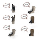 Lot de marionnettes de dinosaures en caoutchouc pour doigts