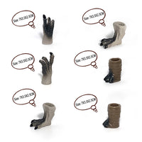 Lot de marionnettes de dinosaures en caoutchouc pour doigts