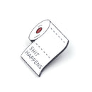 White Toilet Paper Pins
