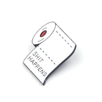 White Toilet Paper Pins