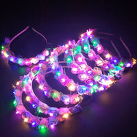 LED Light Flower Crowns