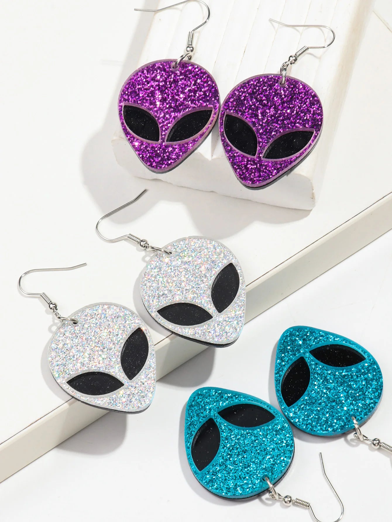 Boucles d'oreilles Alien