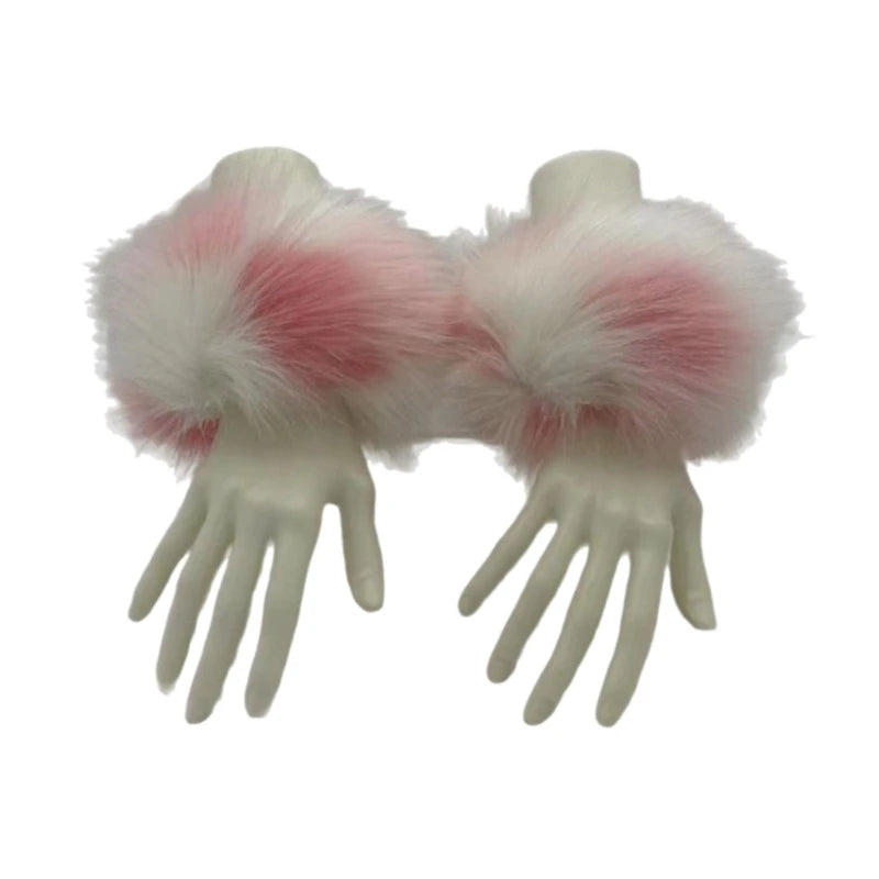 Pink and white