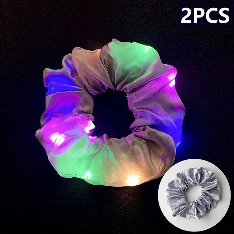 Élastiques à cheveux LED