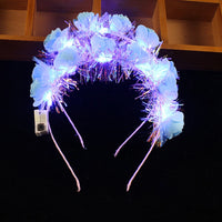 Couronnes de fleurs LED