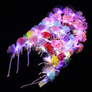 Couronnes de fleurs LED