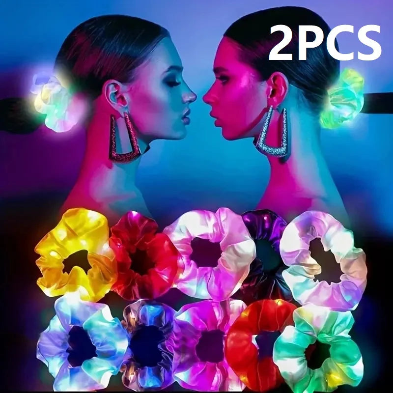 Élastiques à cheveux LED