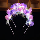 Couronnes de fleurs LED