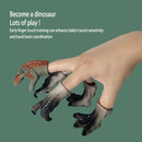 Lot de marionnettes de dinosaures en caoutchouc pour doigts