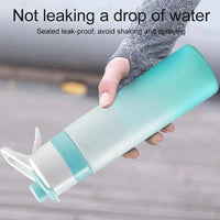 Bouteille d'eau pulvérisatrice