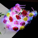 Couronnes de fleurs LED