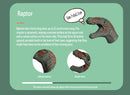 Lot de marionnettes de dinosaures en caoutchouc pour doigts