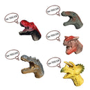 Lot de marionnettes de dinosaures en caoutchouc pour doigts